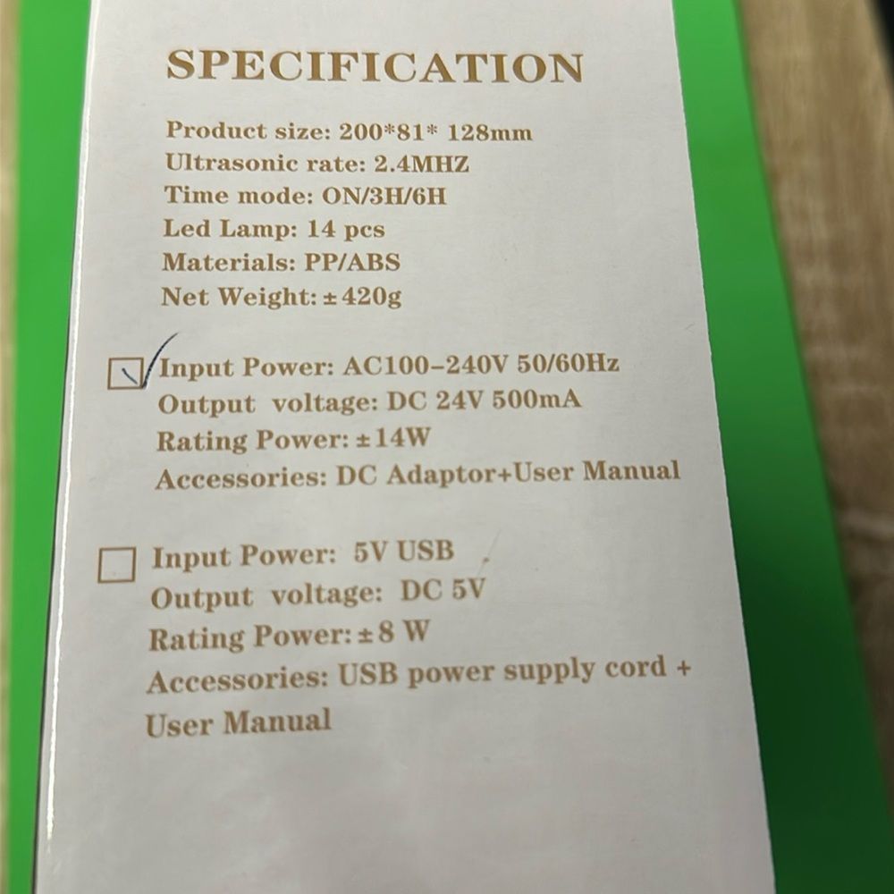 Fire Effect Humidifer/Aroma Diffuser - Various LED Colours, Remote (Medium) - Picture 2 of 2